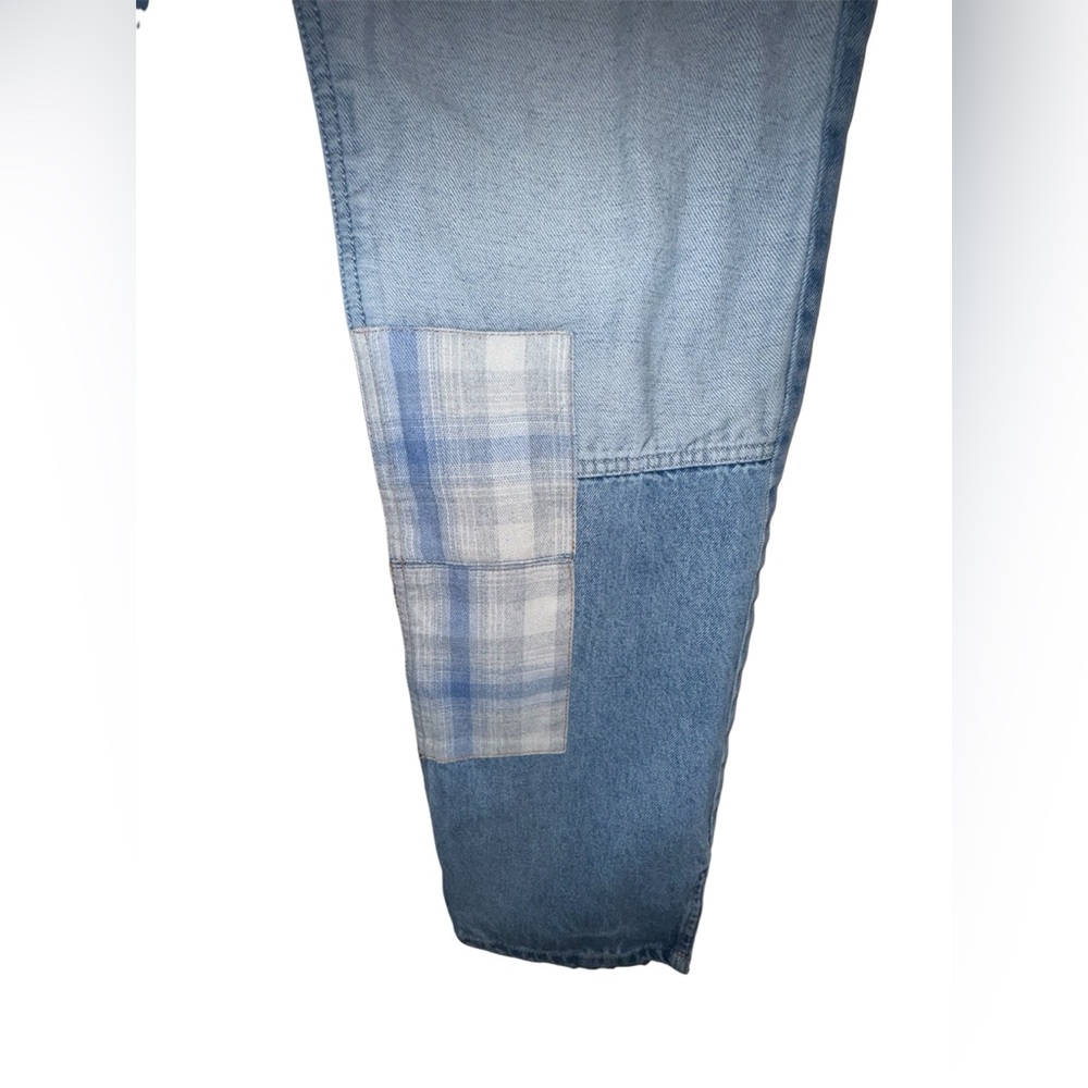 Free People Steinbeck Patched Straight-Leg Jeans size 27 - Picture 9 of 11